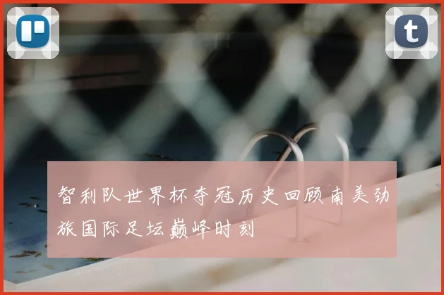 智利队世界杯夺冠历史回顾南美劲旅国际足坛巅峰时刻