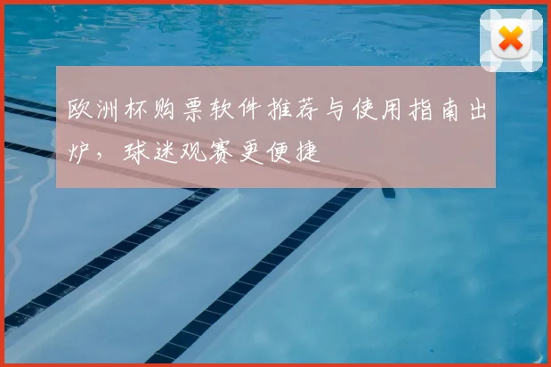 欧洲杯购票软件推荐与使用指南出炉，球迷观赛更便捷
